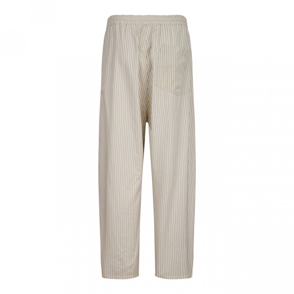 Light Beige Pinstripe Trousers