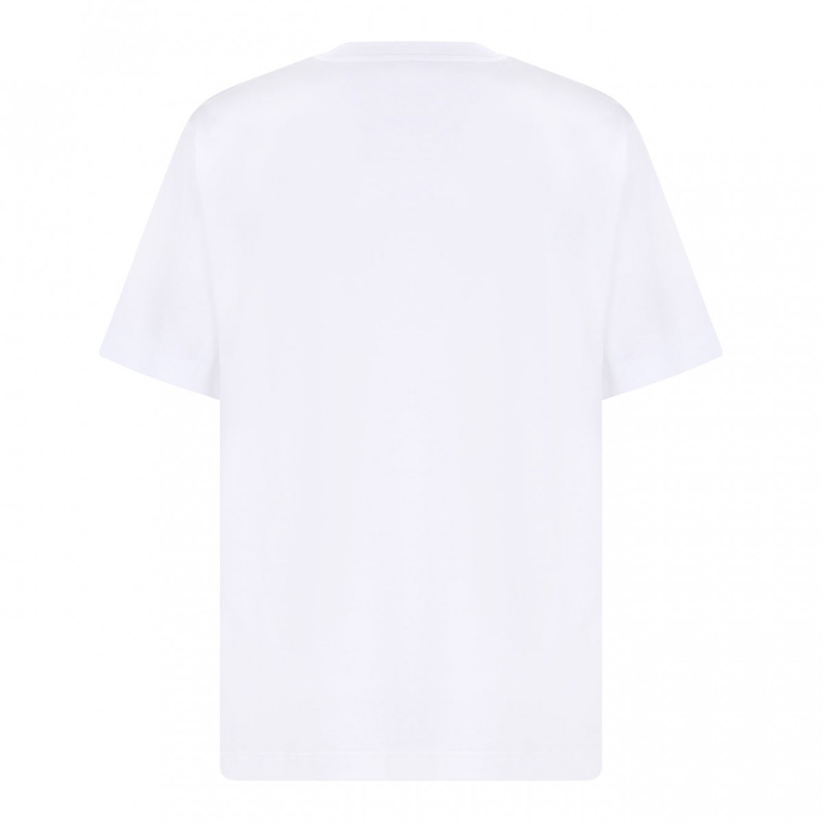 White Logo Print T-Shirt
