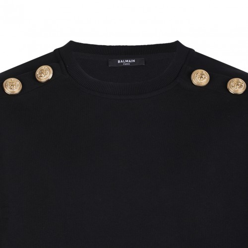 Black Jersey Jumper