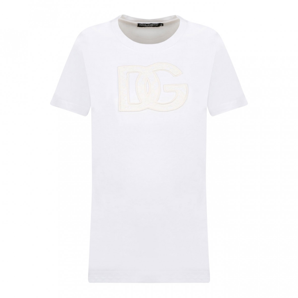 White Logo Patch T-Shirt