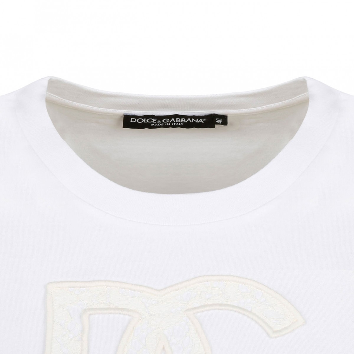 White Logo Patch T-Shirt