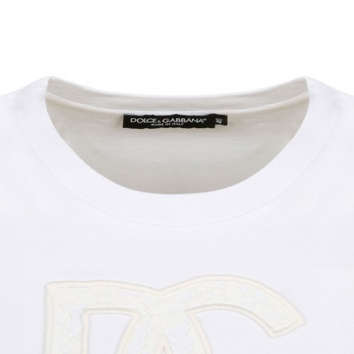 White Logo Patch T-Shirt