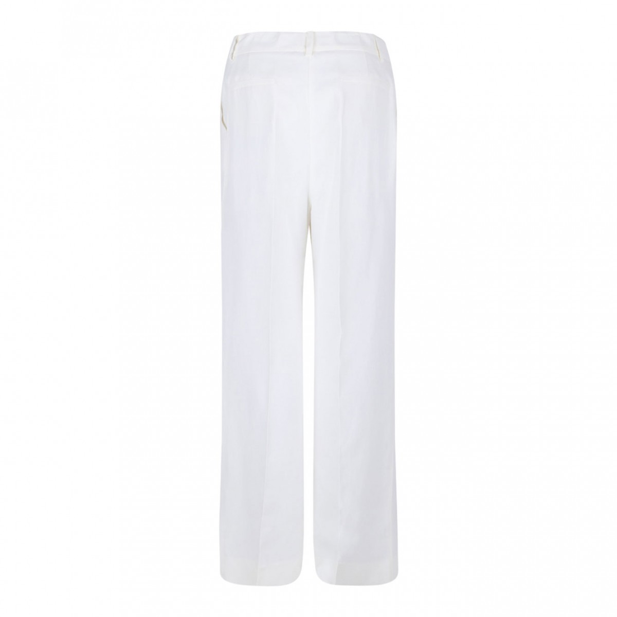 Ivory White Tailored Trousers