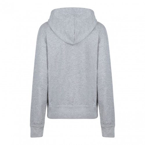 Grey Syla Embroidered Logo Hoodie 2