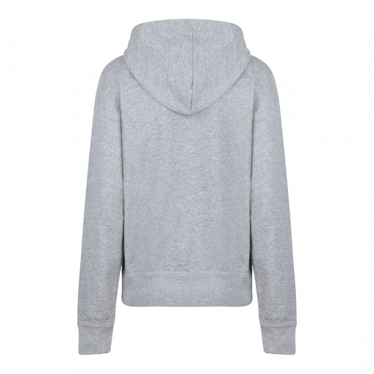 Grey Syla Embroidered Logo Hoodie