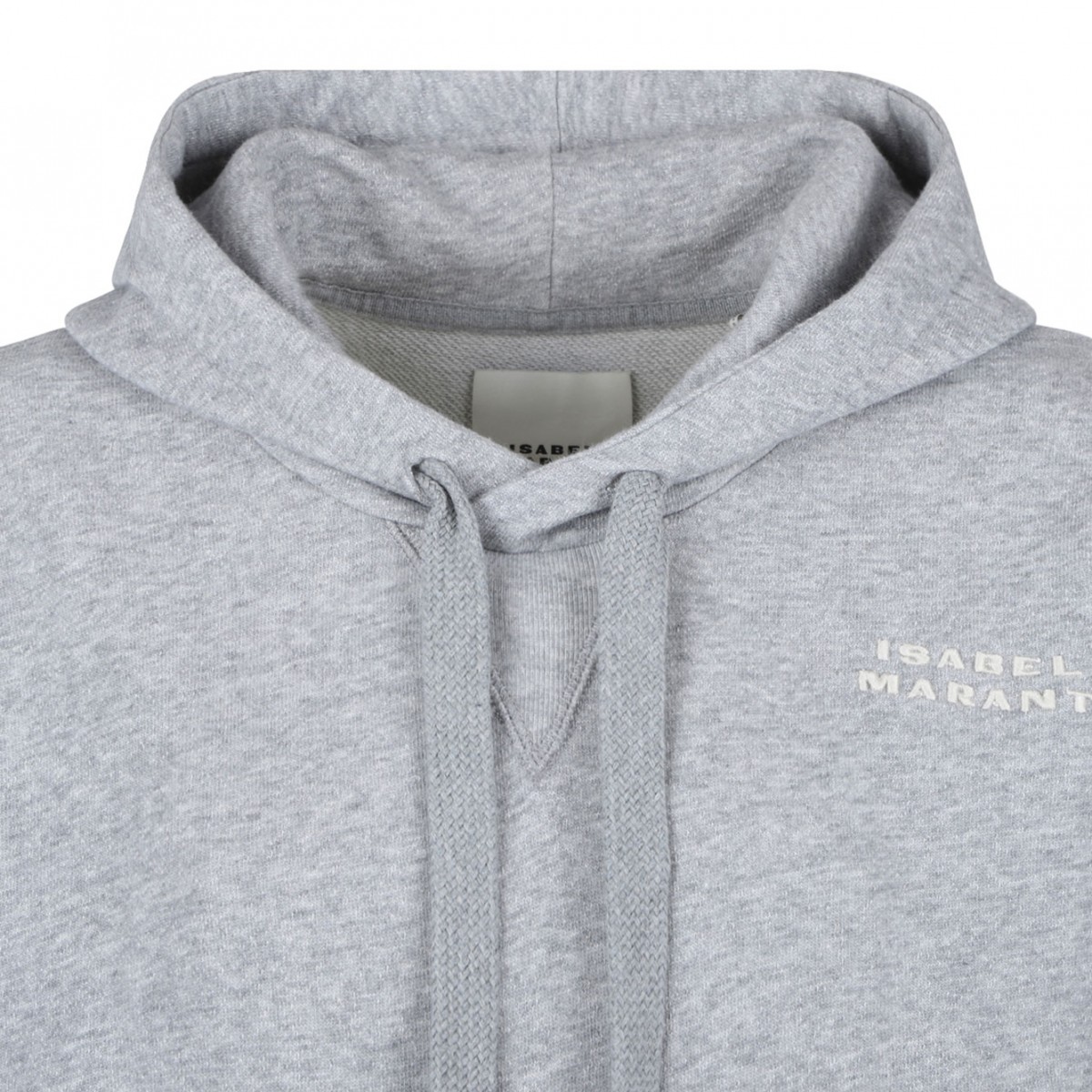 Grey Syla Embroidered Logo Hoodie