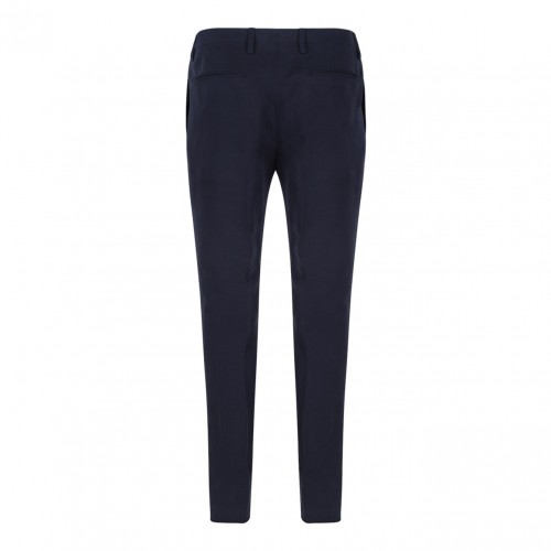 Navy Blue Single Breasted Suit