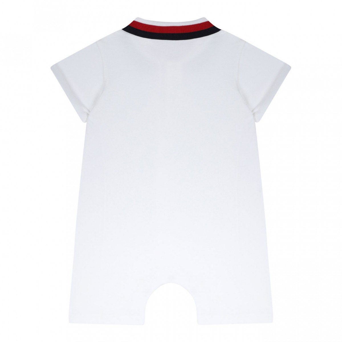 White Logo Patch Body Suit