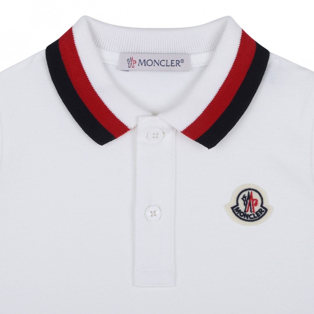 White Logo Patch Body Suit