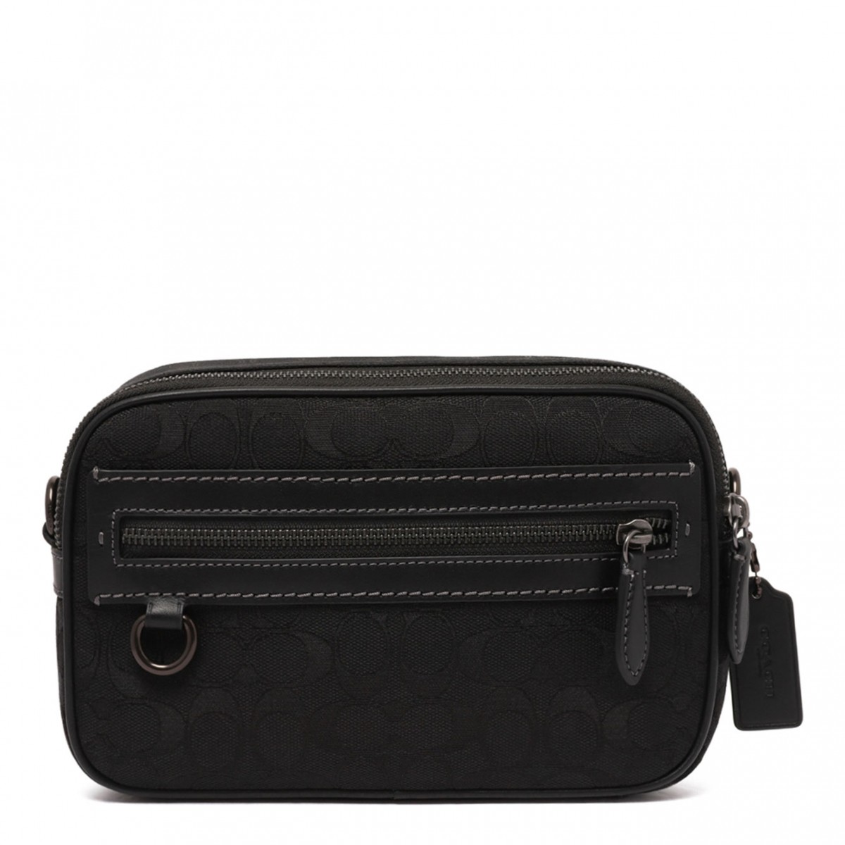 Black Theo Jacquard Signature Camera Bag