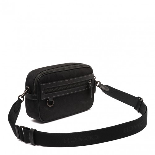 Black Theo Jacquard Signature Camera Bag