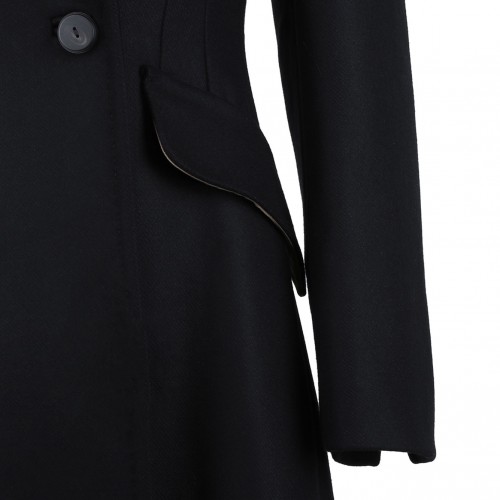 Black Redingote Coat