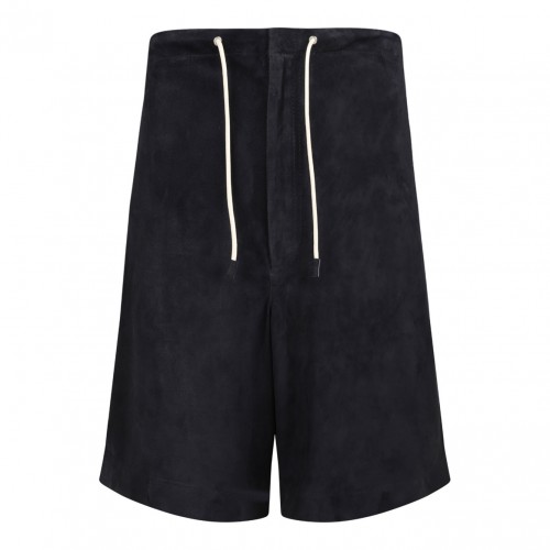 Black Suede Shorts