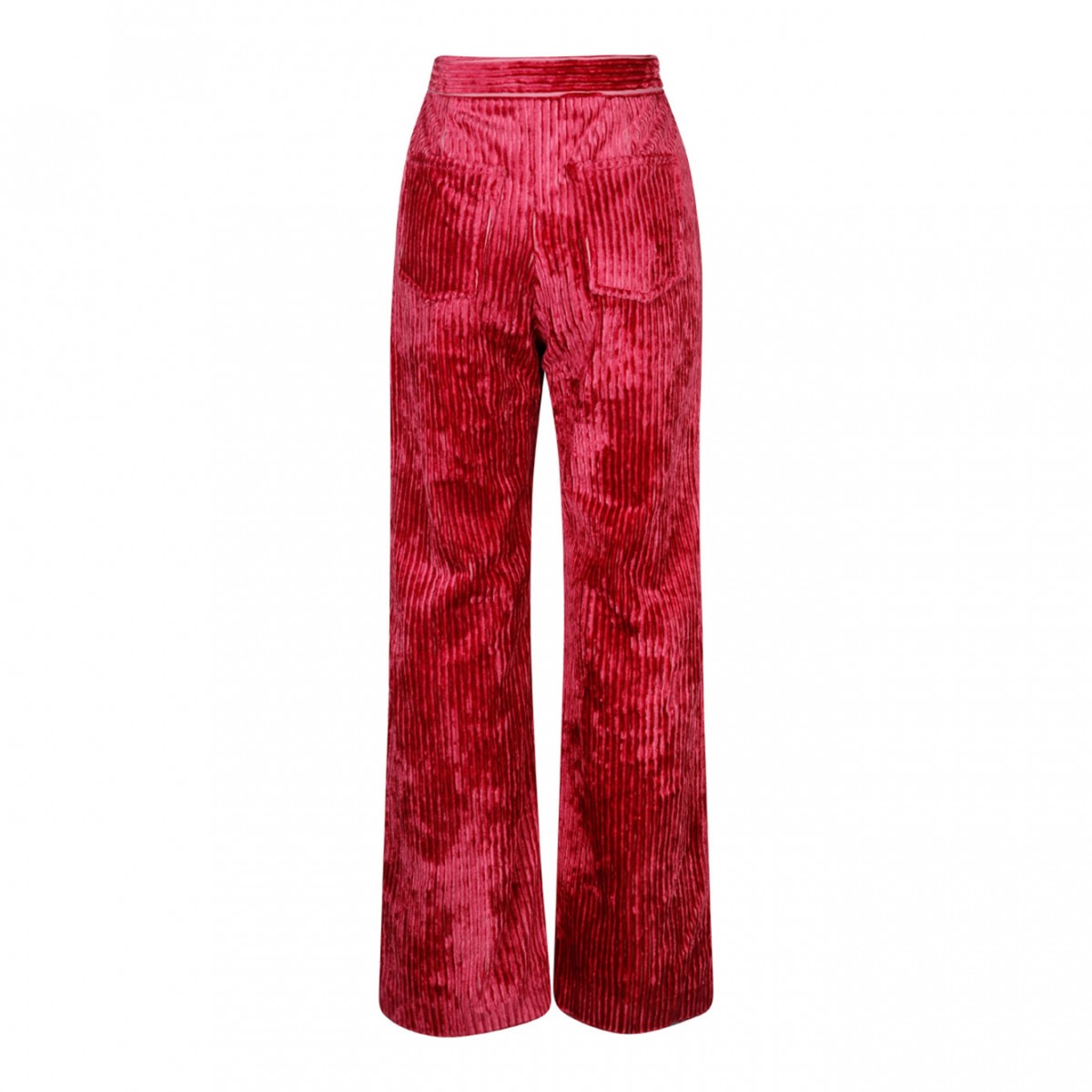 Raspberry Velvet Effect Darlyn Pants