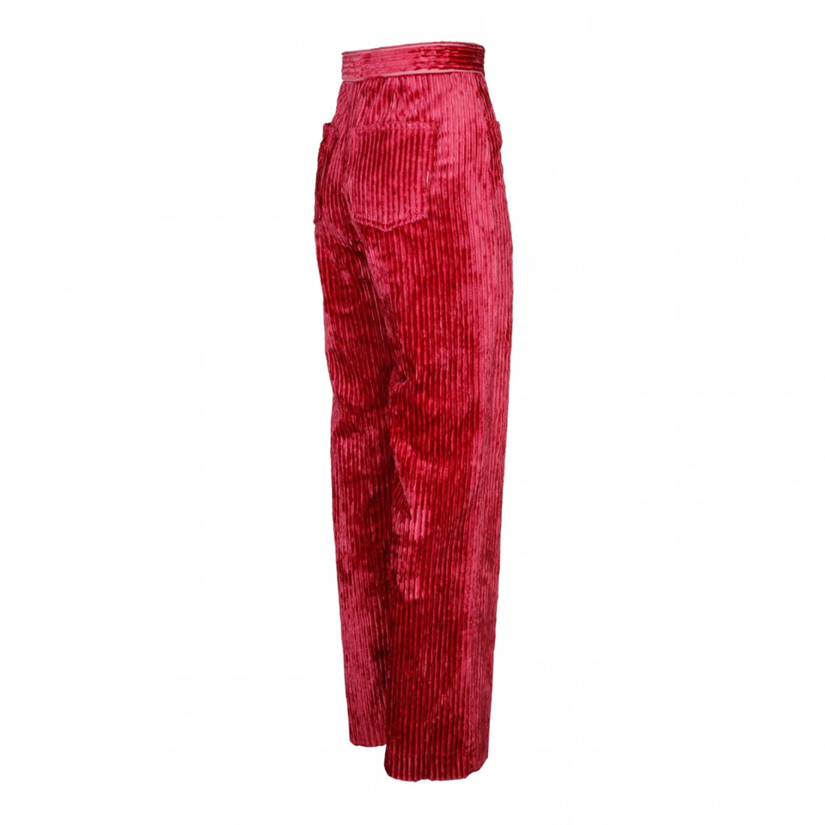 Raspberry Velvet Effect Darlyn Pants
