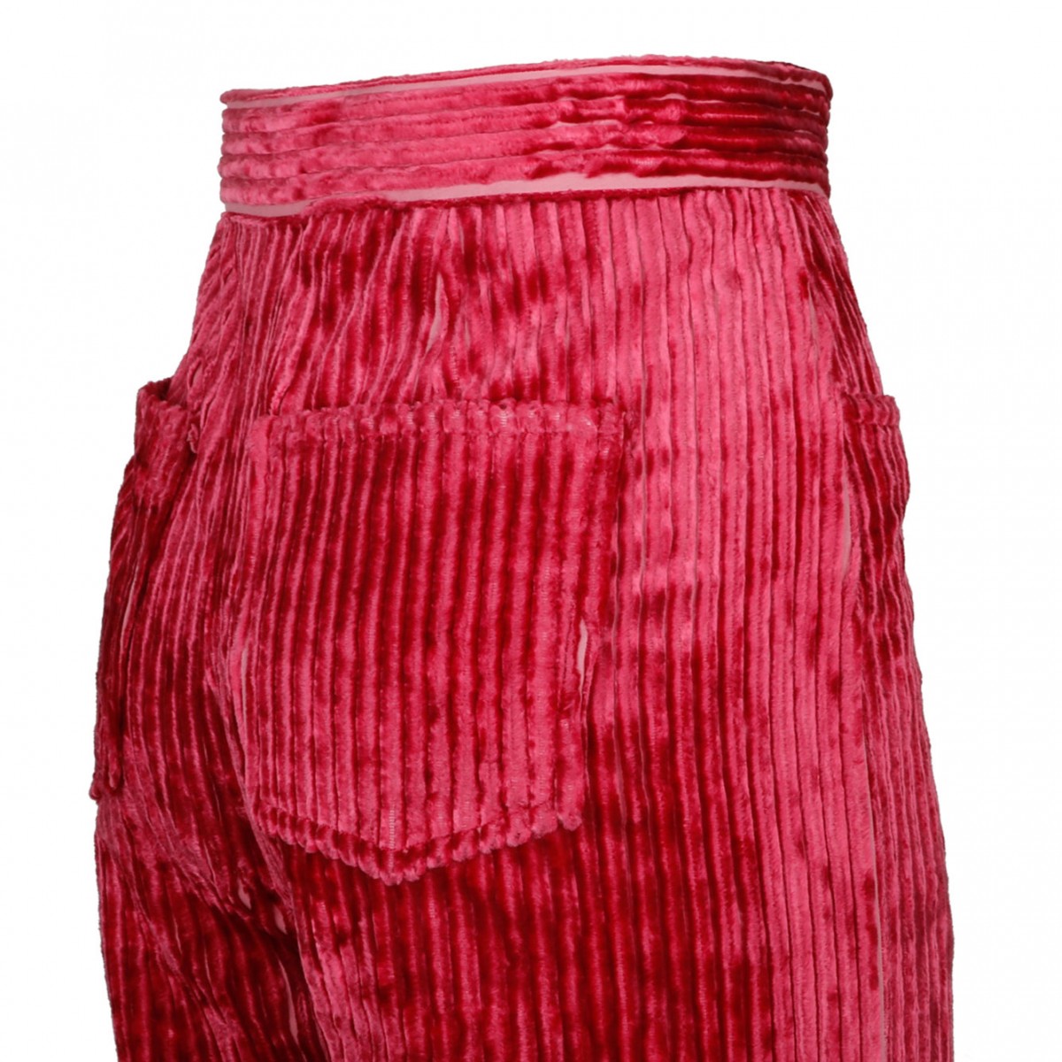 Raspberry Velvet Effect Darlyn Pants