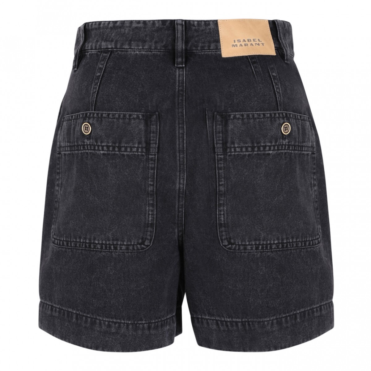 Black Noemia Denim Shorts