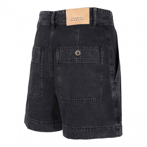 Black Noemia Denim Shorts