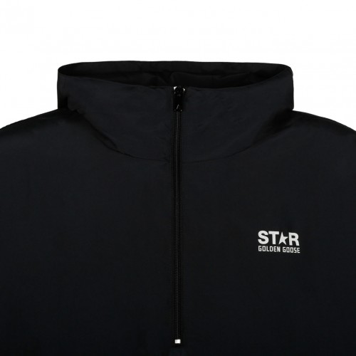 Black Windbreaker Jacket