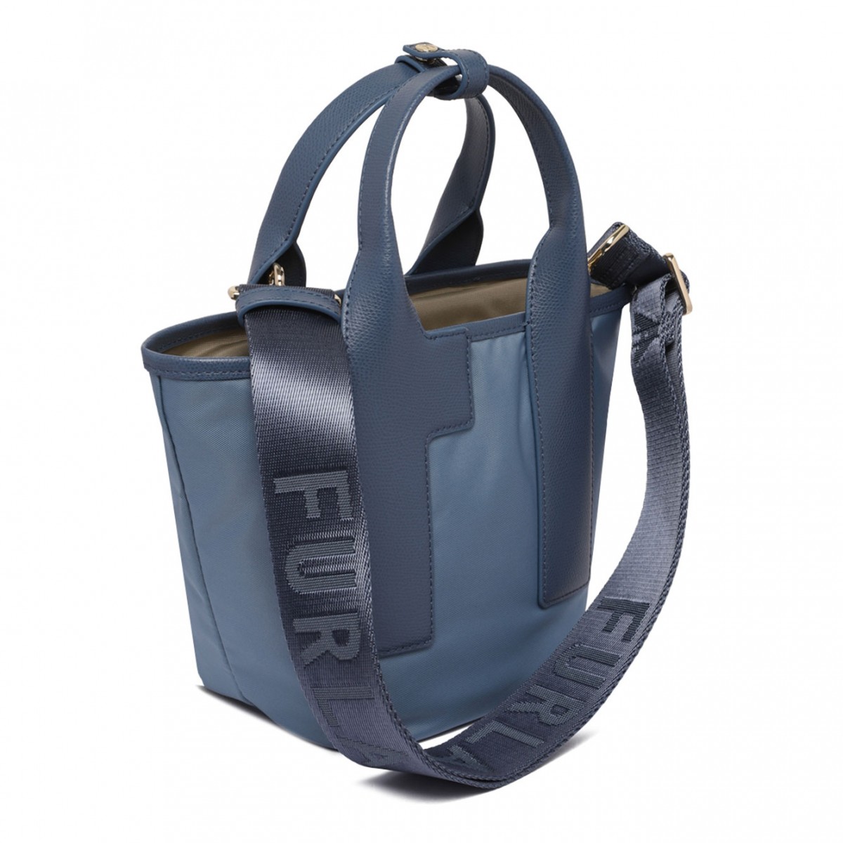 Light Blue Piuma S Tote Bag