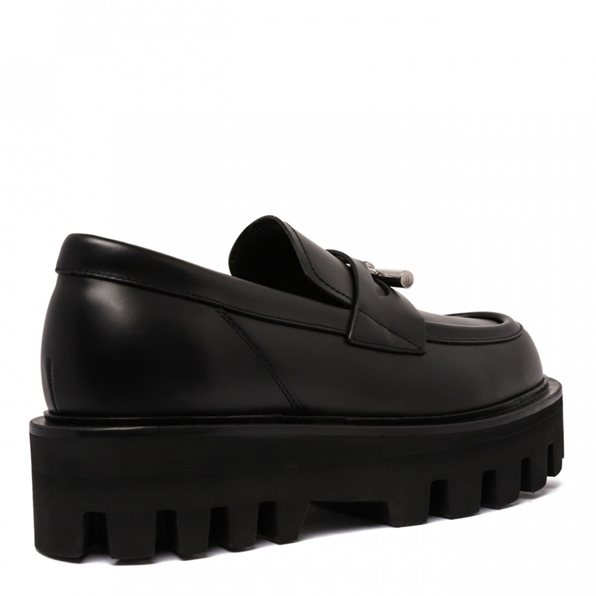 Black T-Bar Parachute Loafer