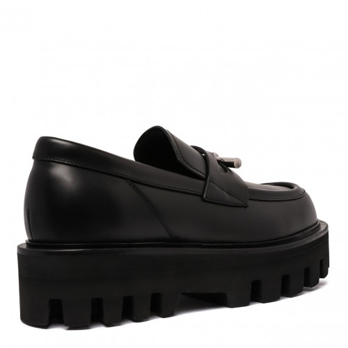 Black T-Bar Parachute Loafer