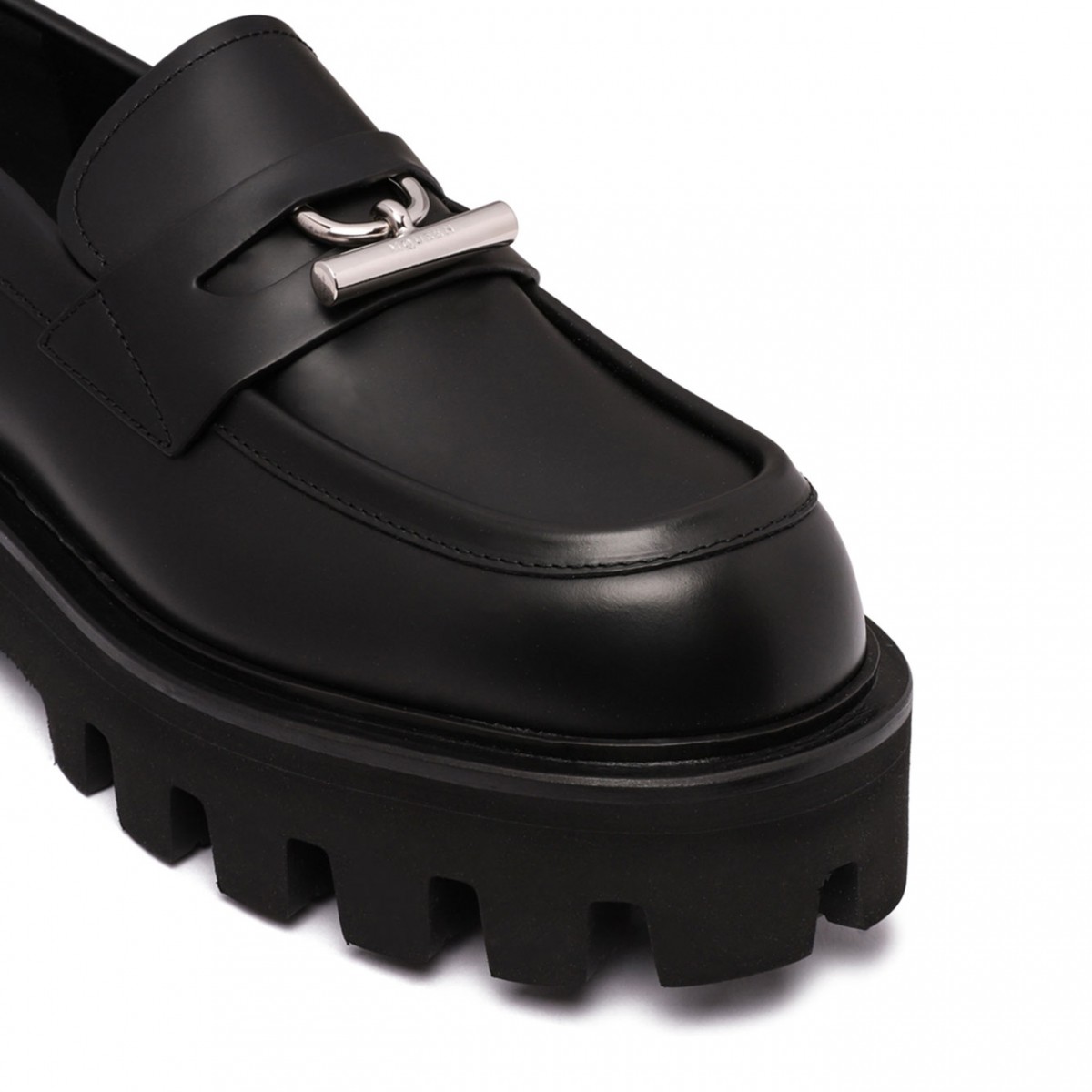 Black T-Bar Parachute Loafer