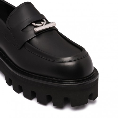 Black T-Bar Parachute Loafer