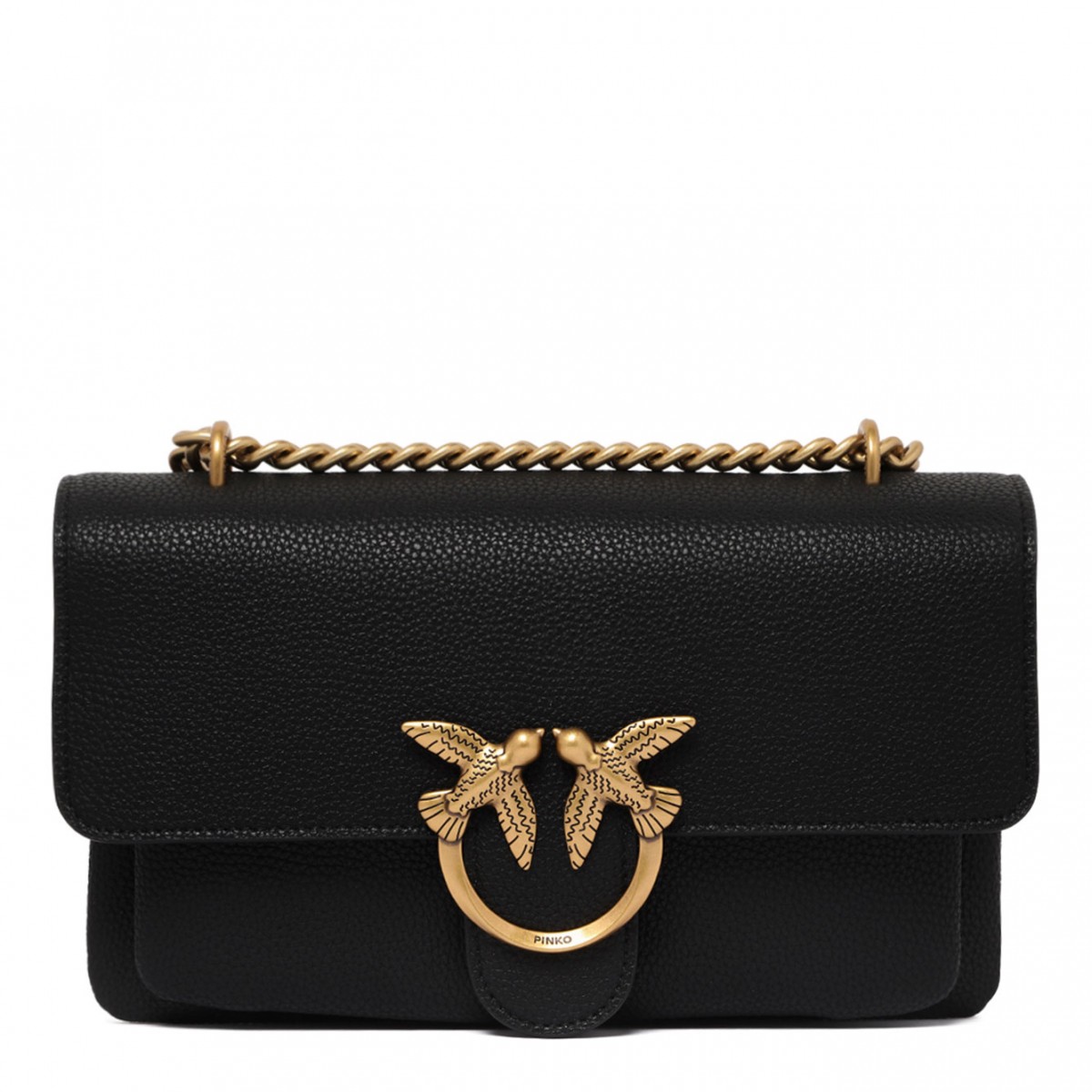 Black Love One Shoulder Bag