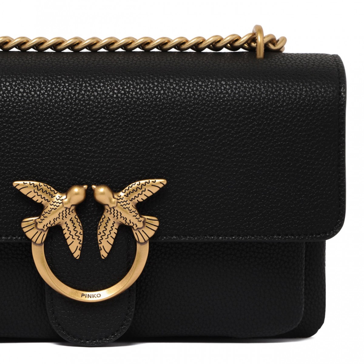 Black Love One Shoulder Bag