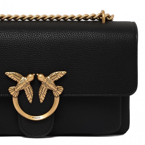 Black Love One Shoulder Bag