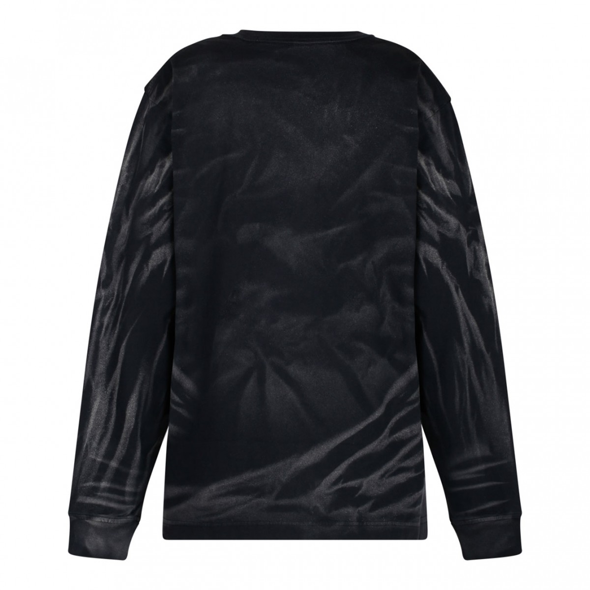 Black Logo Embossed T-Shirt