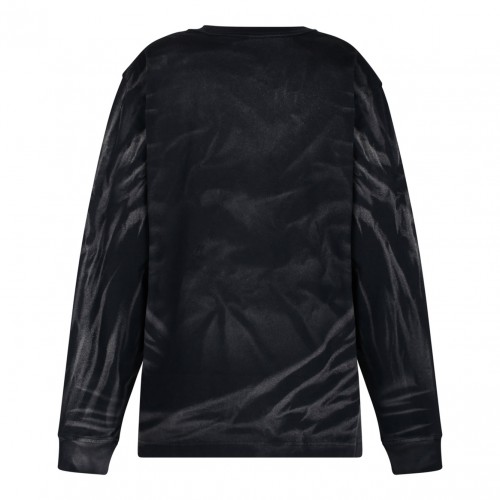 Black Logo Embossed T-Shirt