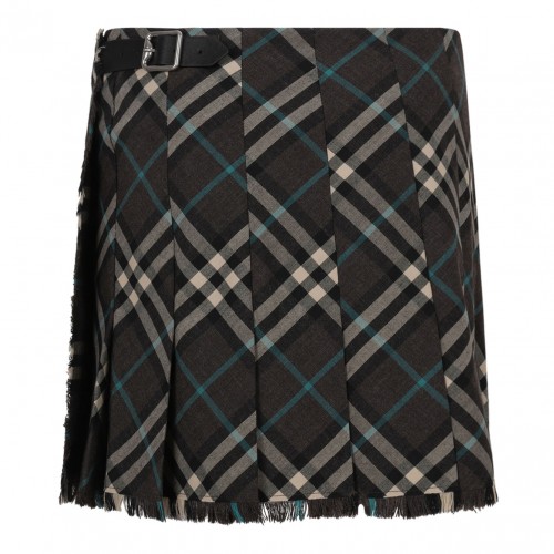 Check Pattern Mini Skirt