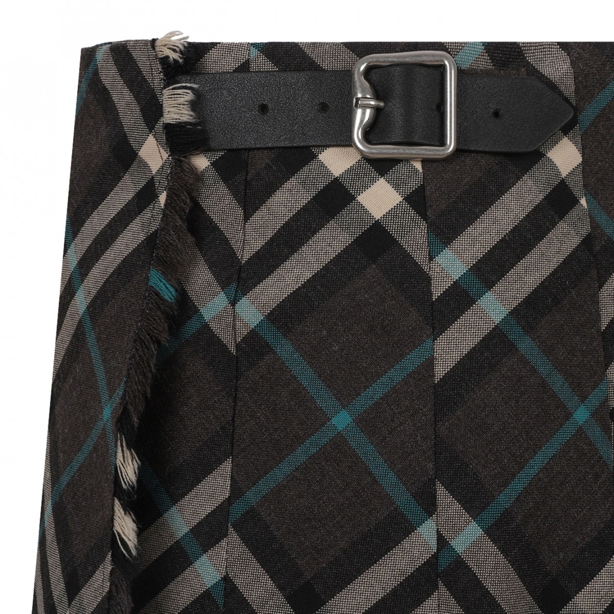 Check Pattern Mini Skirt