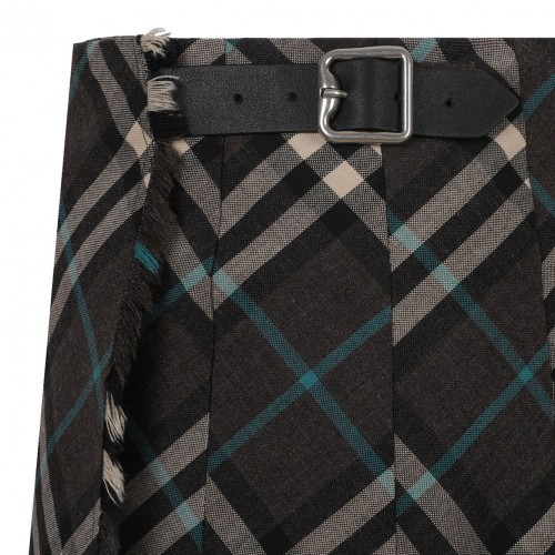 Check Pattern Mini Skirt