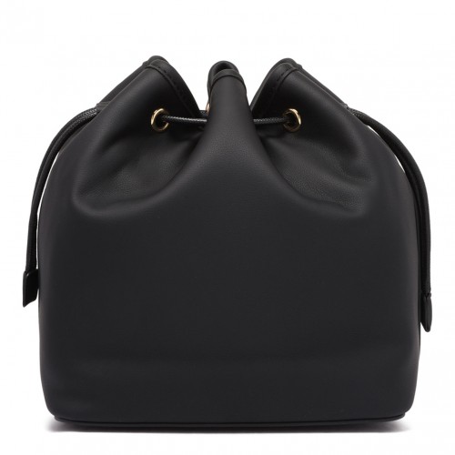 Black Logo Lettering Bucket Bag 2