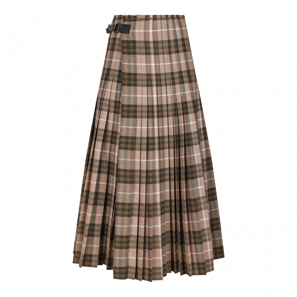 Checked Maxi Skirt