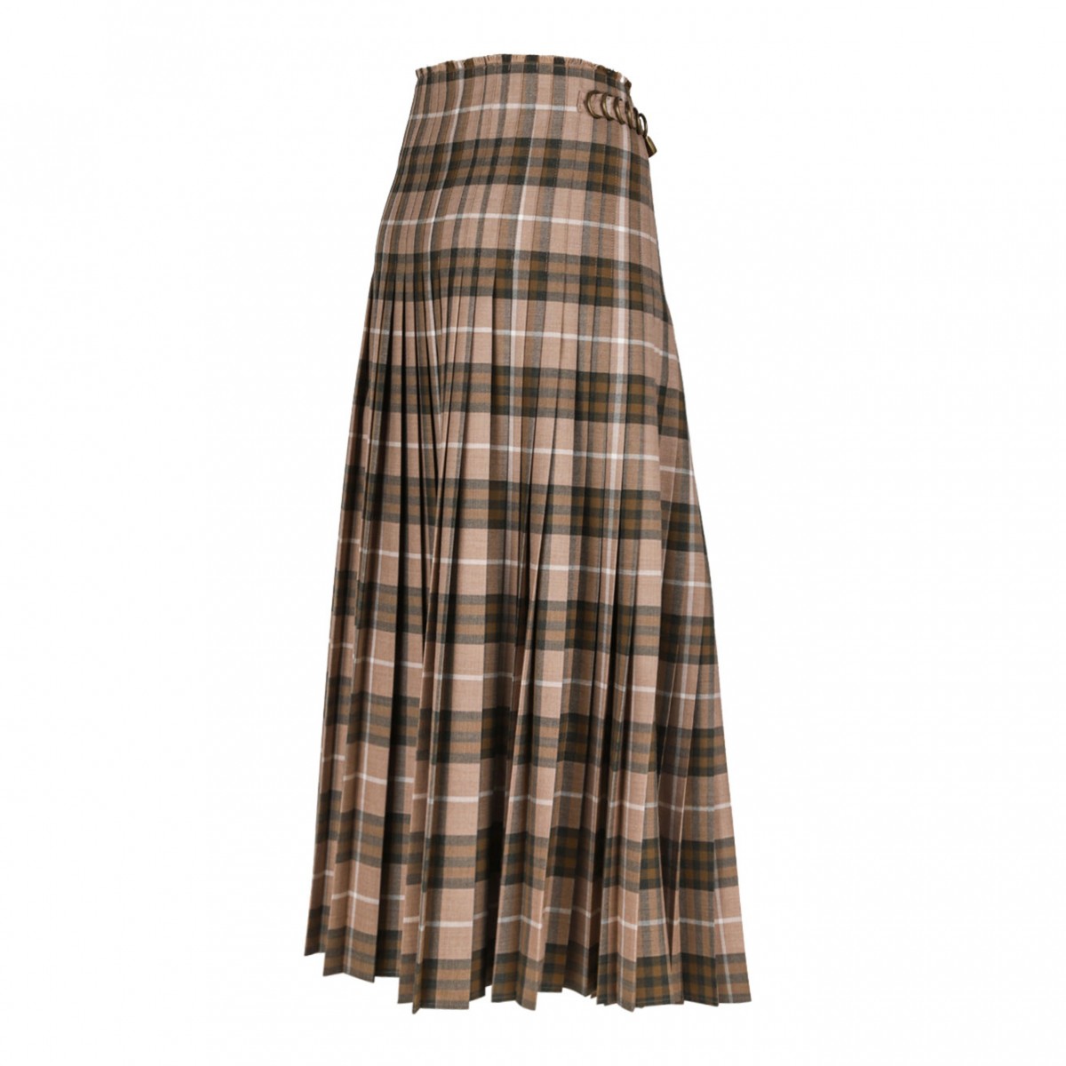 Checked Maxi Skirt