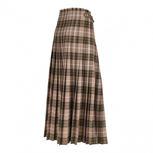 Checked Maxi Skirt