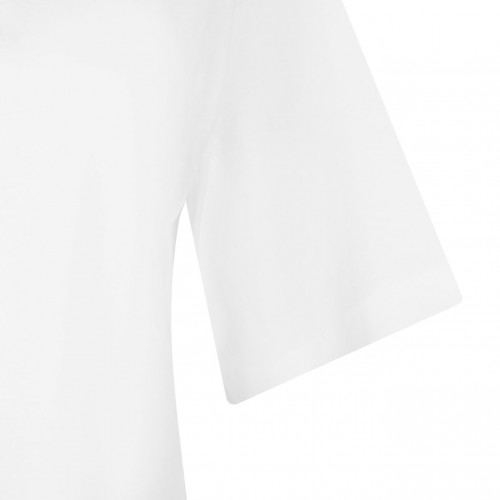 White Embroidered Logo T-Shirt