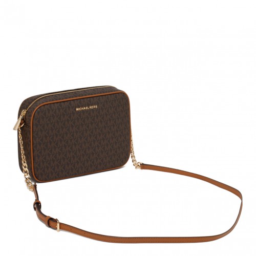 Brown Jet Set Shoulder Bag