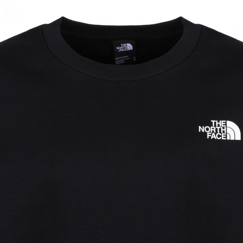 Black Logo Print Hoodie