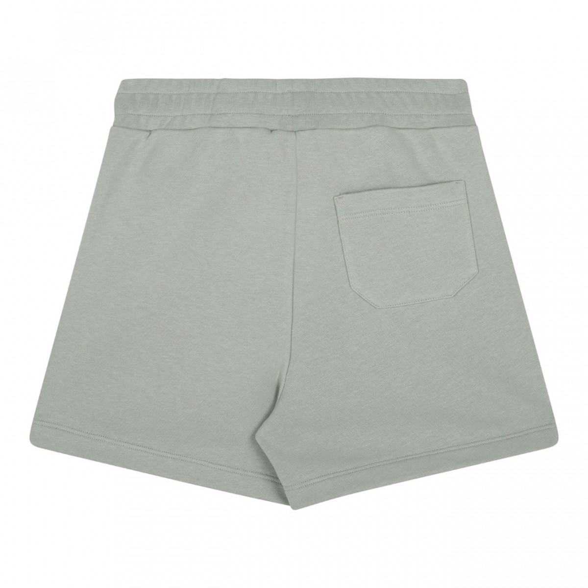 White and Seagrass Star Print Shorts