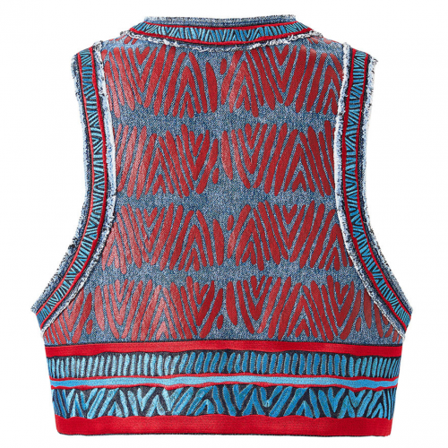 Red and Blue Gilet 2