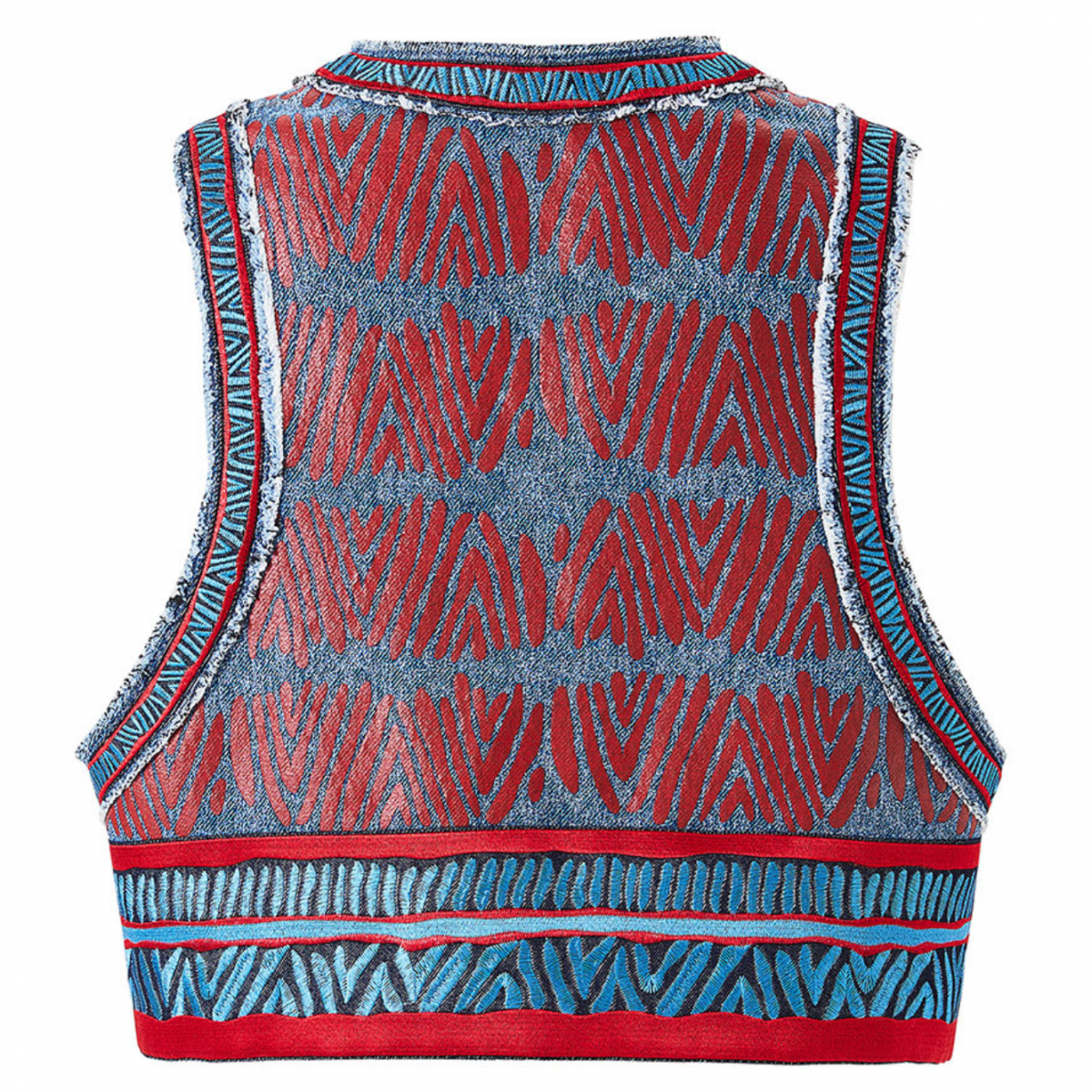 Red and Blue Gilet