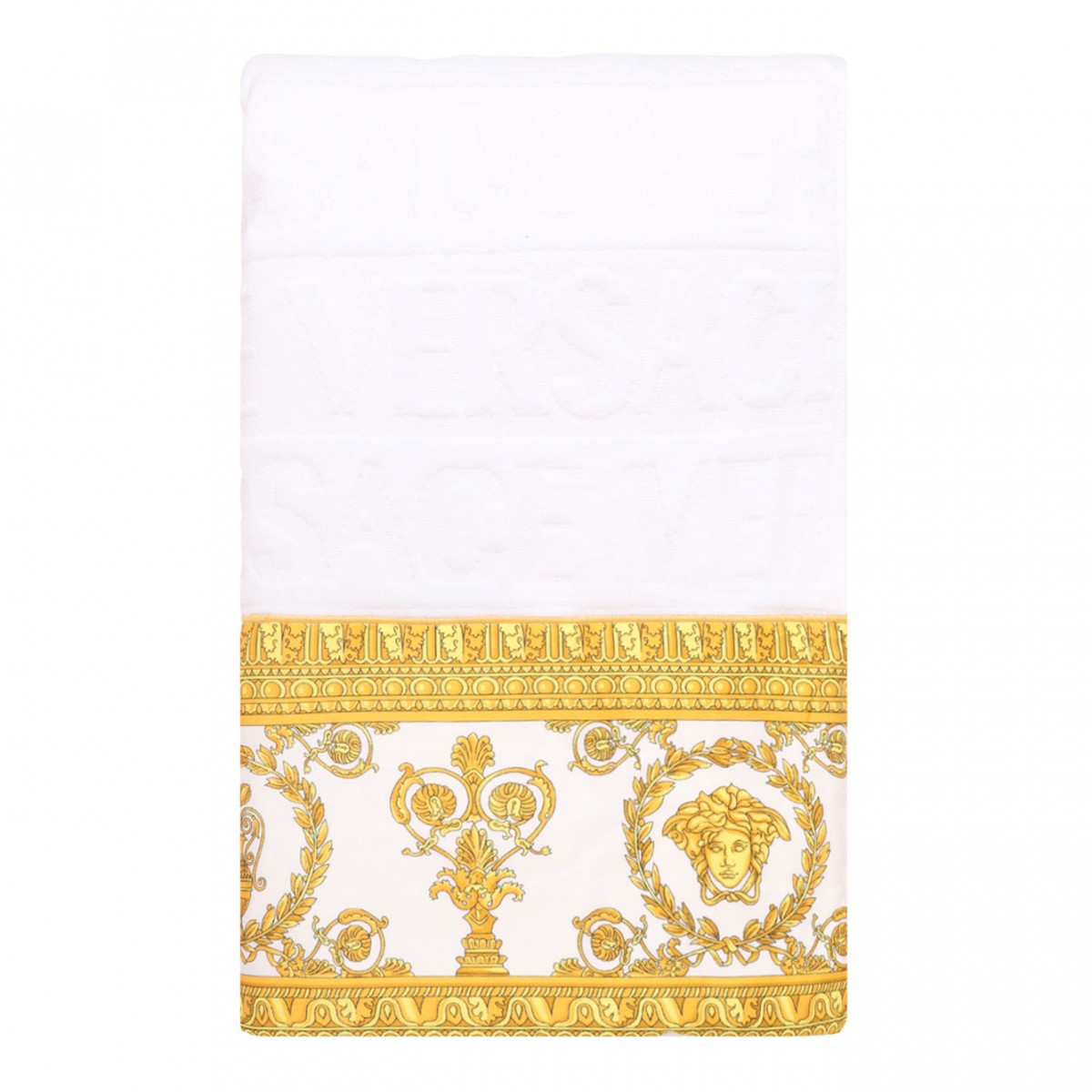 White Bath Towel I Heart Baroque