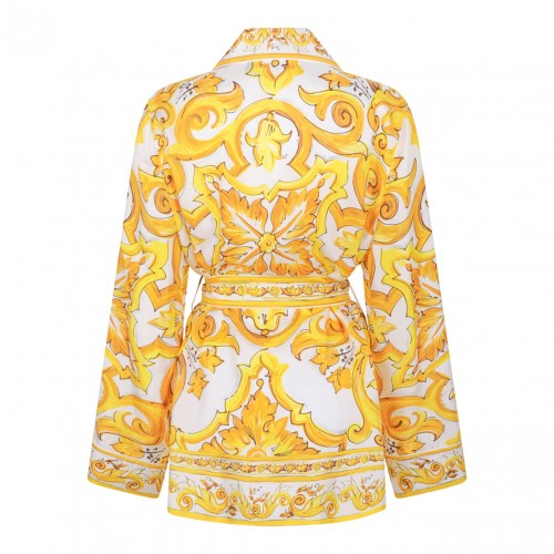 Twill Shirt With Majolica Print 2