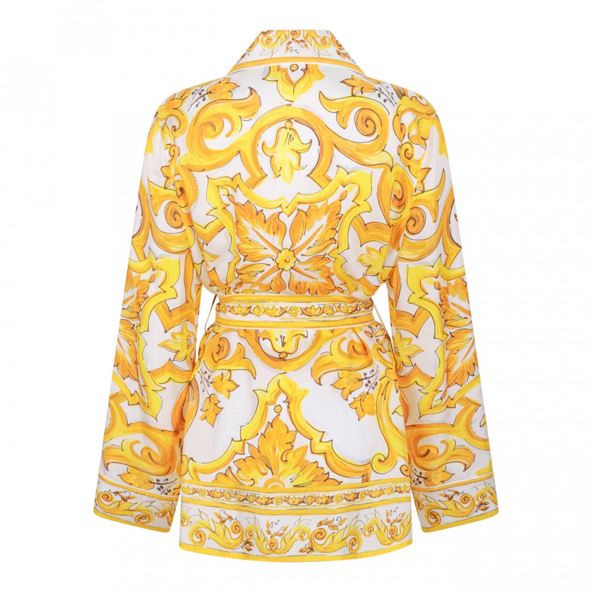 Twill Shirt With Majolica Print