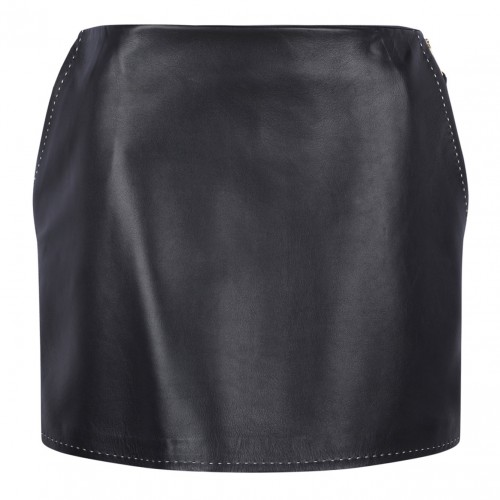 Black Leather Skirt